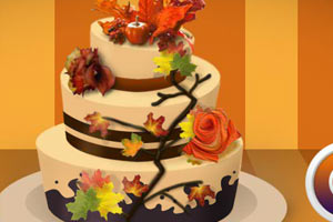秋日婚礼蛋糕