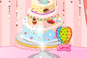 浪漫的婚礼蛋糕