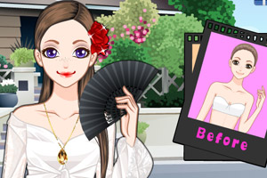 优雅西班牙女孩