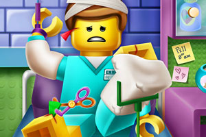 乐高工人骨折了