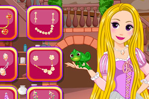 长发公主美发装扮