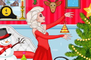 艾尔莎圣诞节布置