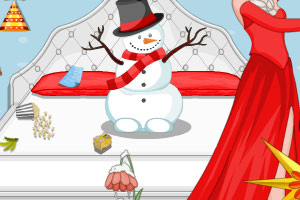 艾尔莎圣诞节布置