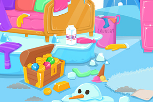 公主布置冰雪城堡