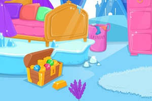 公主布置冰雪城堡