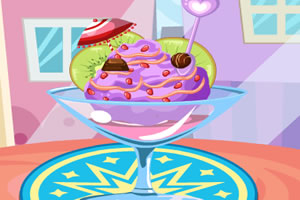 冬日水果冰淇淋