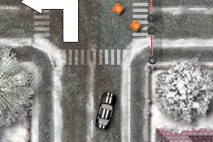 冬季城市漂移赛