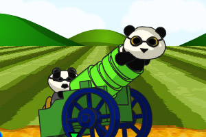 飞翔的熊猫圣诞版