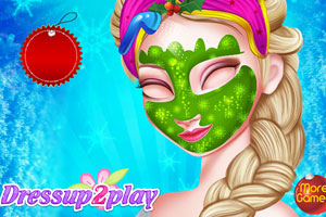 艾尔莎圣诞节前美容