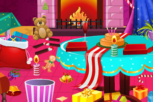 安娜和王子圣诞节打扫