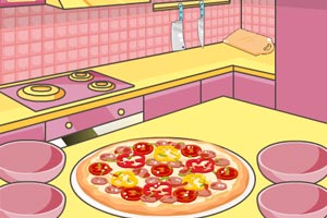 米娅做披萨