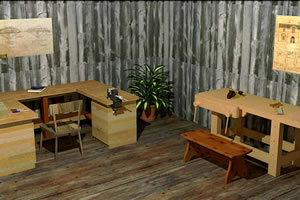 木制小屋里的秘密