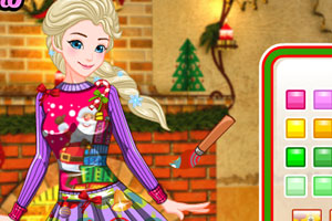 艾尔莎的圣诞节毛衣