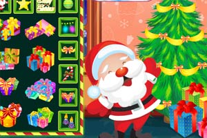 装饰蓬蓬的圣诞树