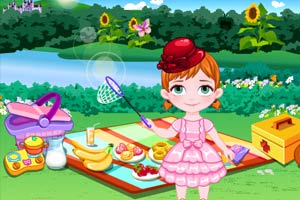 宝宝安娜去野餐