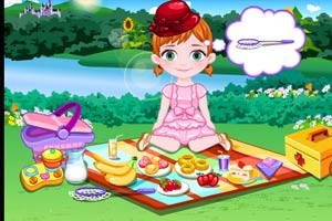 宝宝安娜去野餐