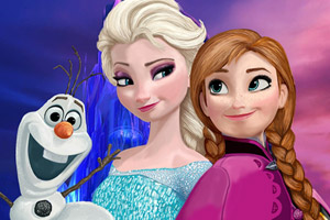 冰雪奇缘拼图乐