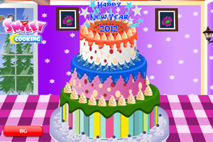 制作新年蛋糕