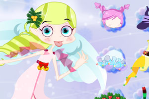 可爱的圣诞天使