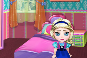 艾尔莎宝贝布置新房