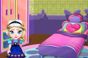 艾尔莎宝贝布置新房