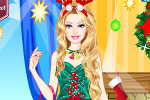 芭比圣诞节装扮
