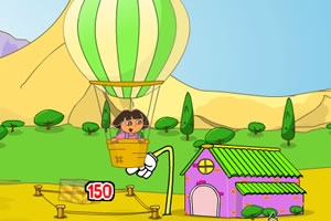 朵拉热气球送包裹