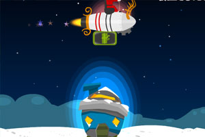 圣诞老人火箭送礼