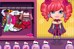 芭比宝贝怪物高中装扮