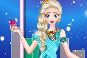 艾尔莎参加新年派对