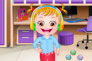 可爱宝贝的时尚冬衣