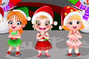 可爱宝贝的时尚冬衣