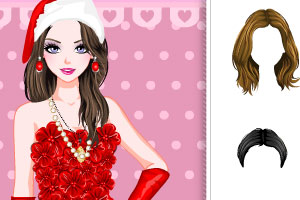 美女圣诞老人装