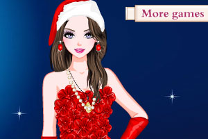 美女圣诞老人装