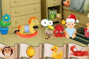 儿童房间找东西