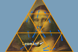 蒙娜丽莎三角拼图