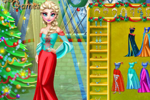 艾莎的圣诞节温泉浴