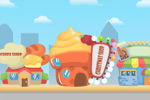 圣诞老人逃离甜品屋