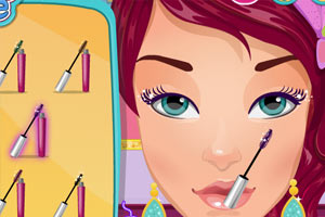美女化妆师