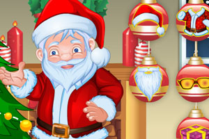 可爱的圣诞爷爷