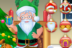 可爱的圣诞爷爷