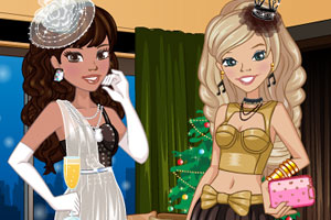 好朋友一起过圣诞