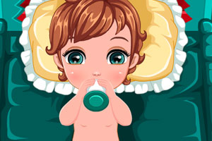 宝贝新年夜照顾