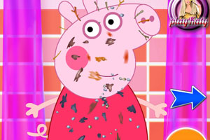 粉红小猪美容