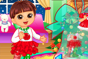 朵拉的圣诞装