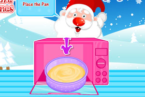 可爱圣诞老人蛋糕