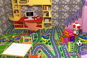 孩子的玩具房间