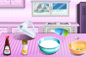 美味的糖果蛋糕