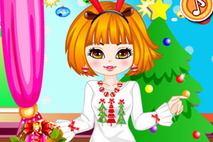 女孩圣诞打扮