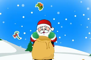 圣诞老爷爷接礼物